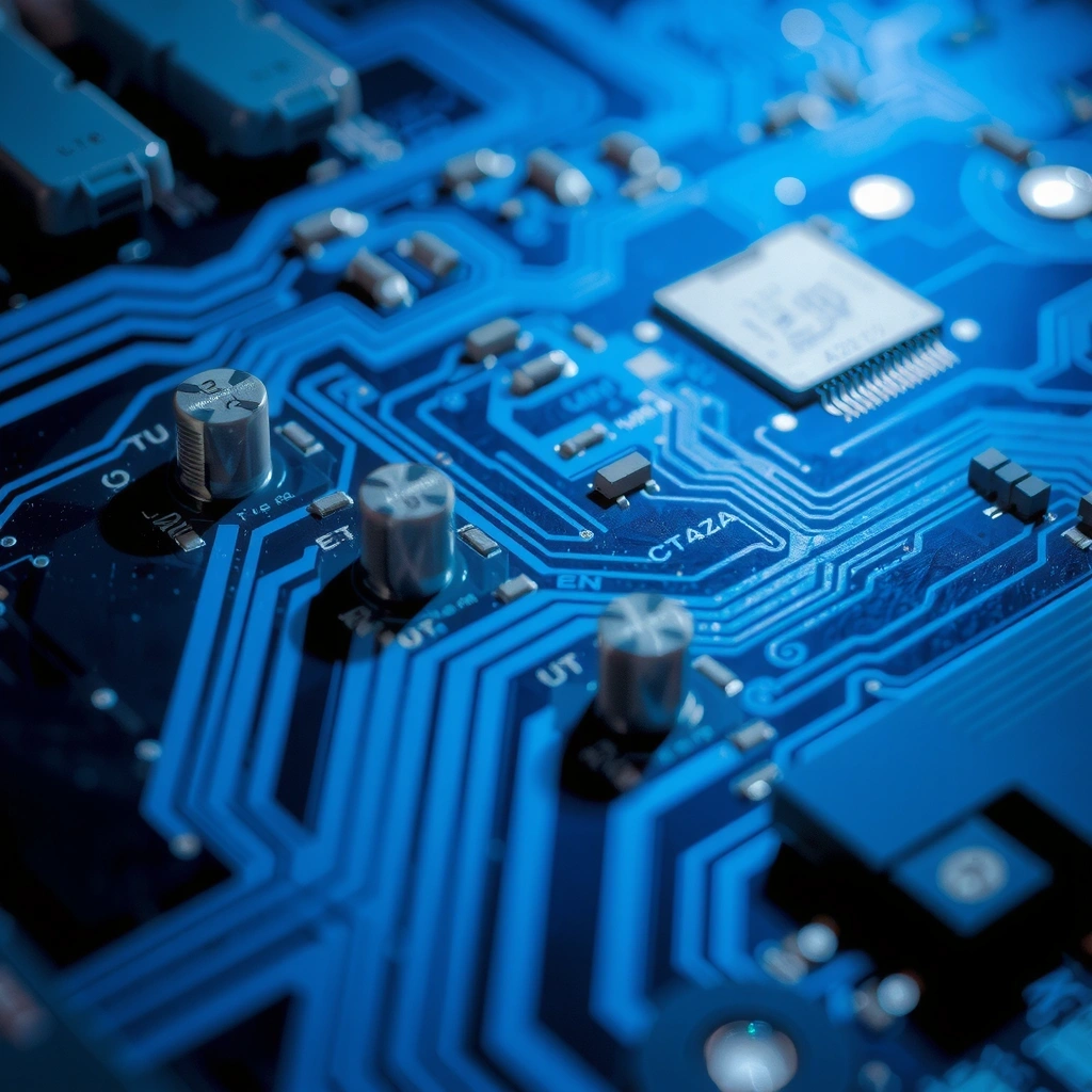 Abstract PCB texture